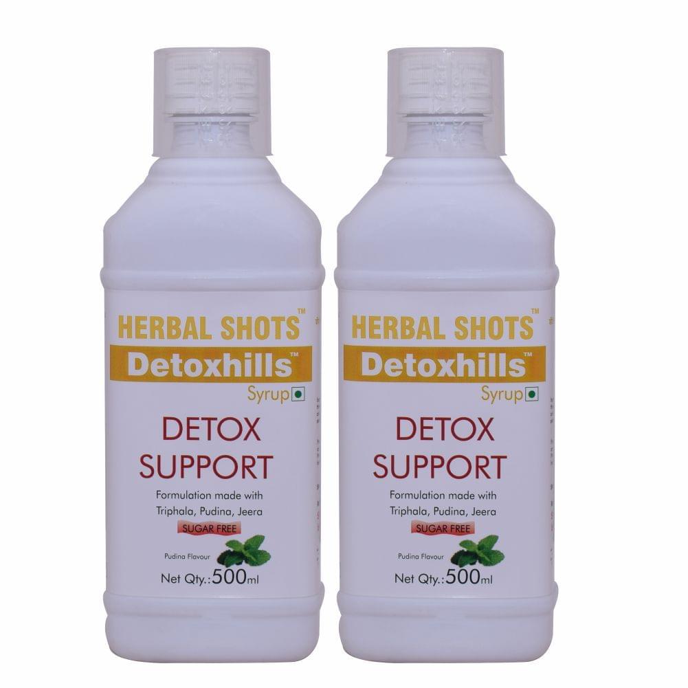 Detoxhills Herbal Shots 500ml (Pack of 2)