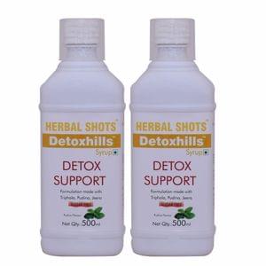 Detoxhills Herbal Shots 500ml (Pack of 2)