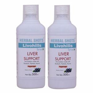 Livohills Herbal Shots 500ml (Pack of 2)