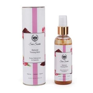 Natural Toning Mist - Rose, Palmarosa & Catechu, 100 ml