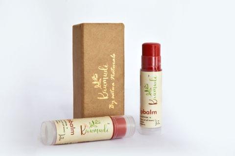 Rose Damascena & Saffron Lip Balm(Cherry) 4.5gm