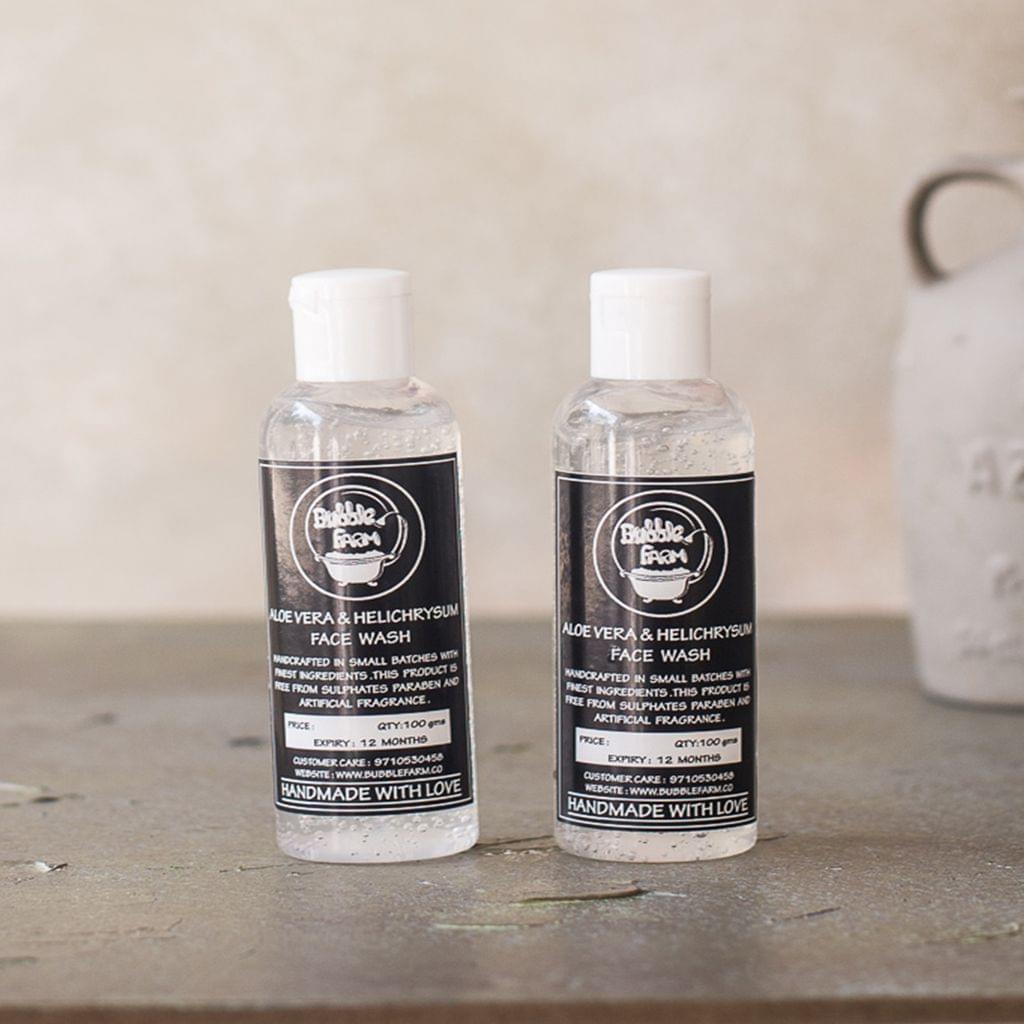 Aloe vera & Helichrysum Face Wash 100 ml