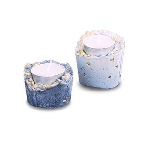 Concrete tea light holder