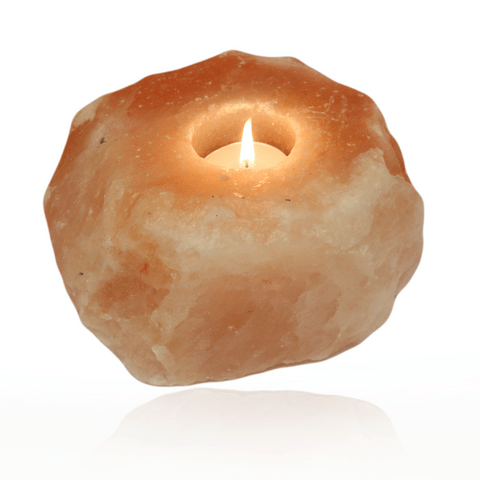 Natural Rock Tea Light Holder